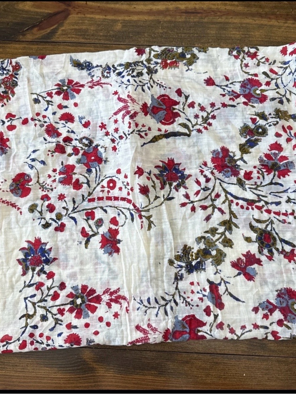 Lucky Brand Floral Paisley Cotton Shawl - Picture 5 of 10